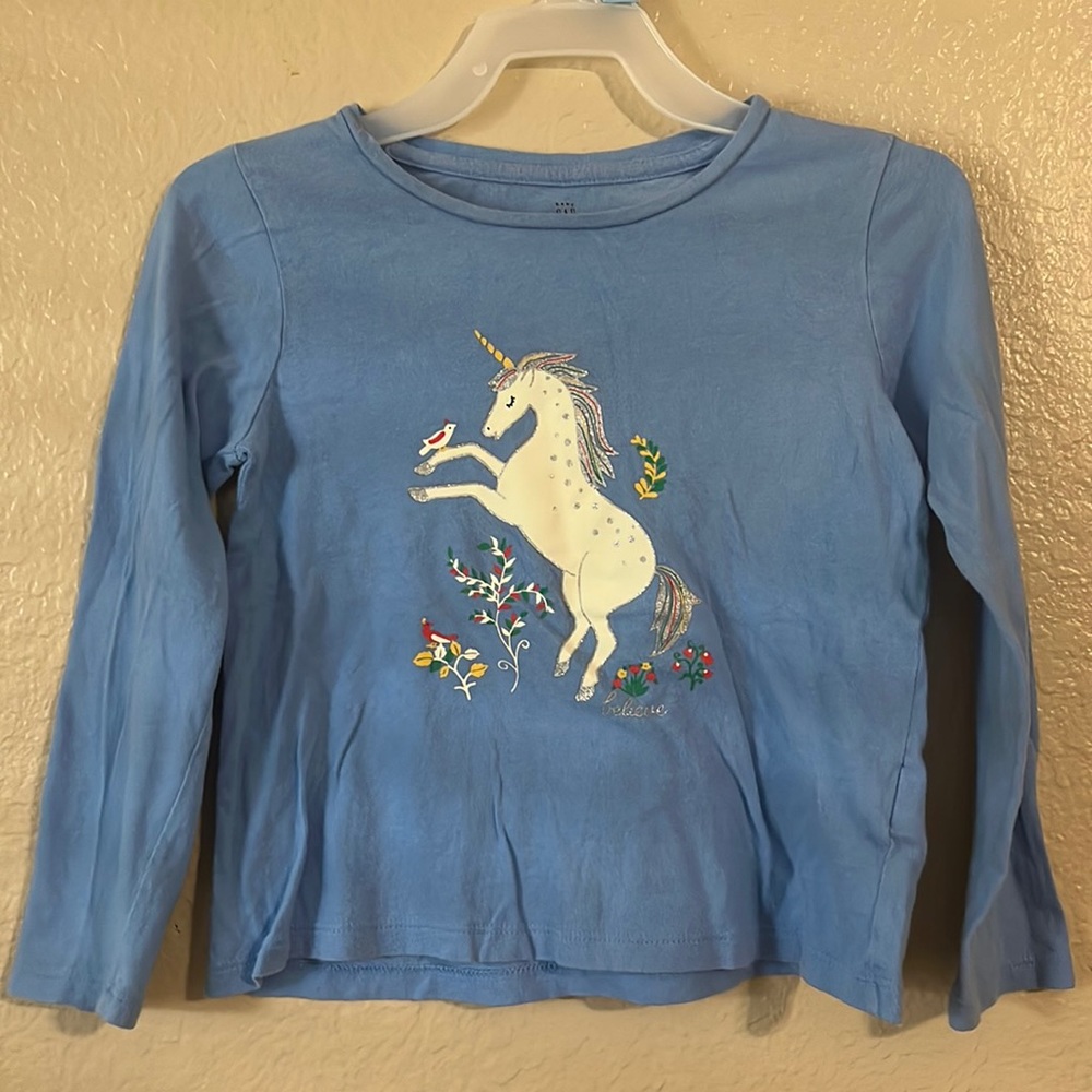 Gap long sleeve shirt. Size 5T color Blue